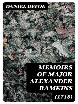cover image of Memoirs of Major Alexander Ramkins (1718)